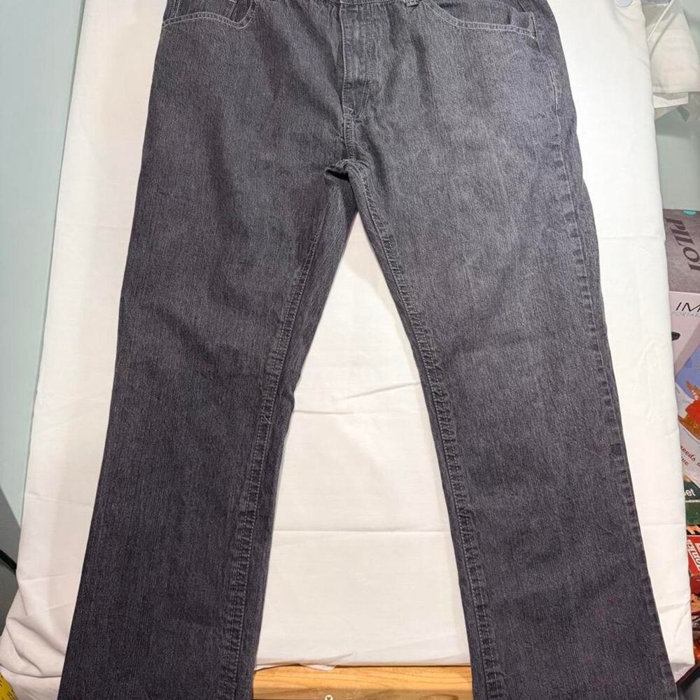 ENYCE Jeans Mens 38 Gray Washed Baggy Sean Combs Y2K